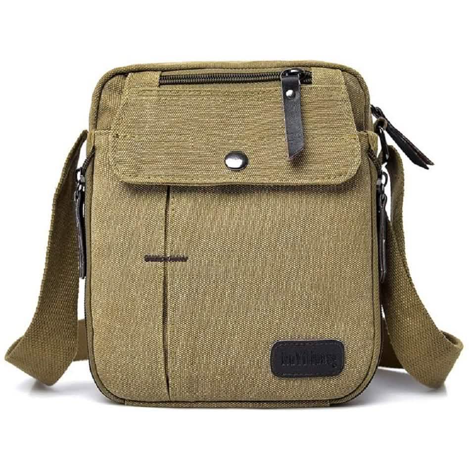Bolsa Bandolera Casual de Lona para Viajes