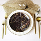 Black Marble Accent Salad Plate-Set of 4