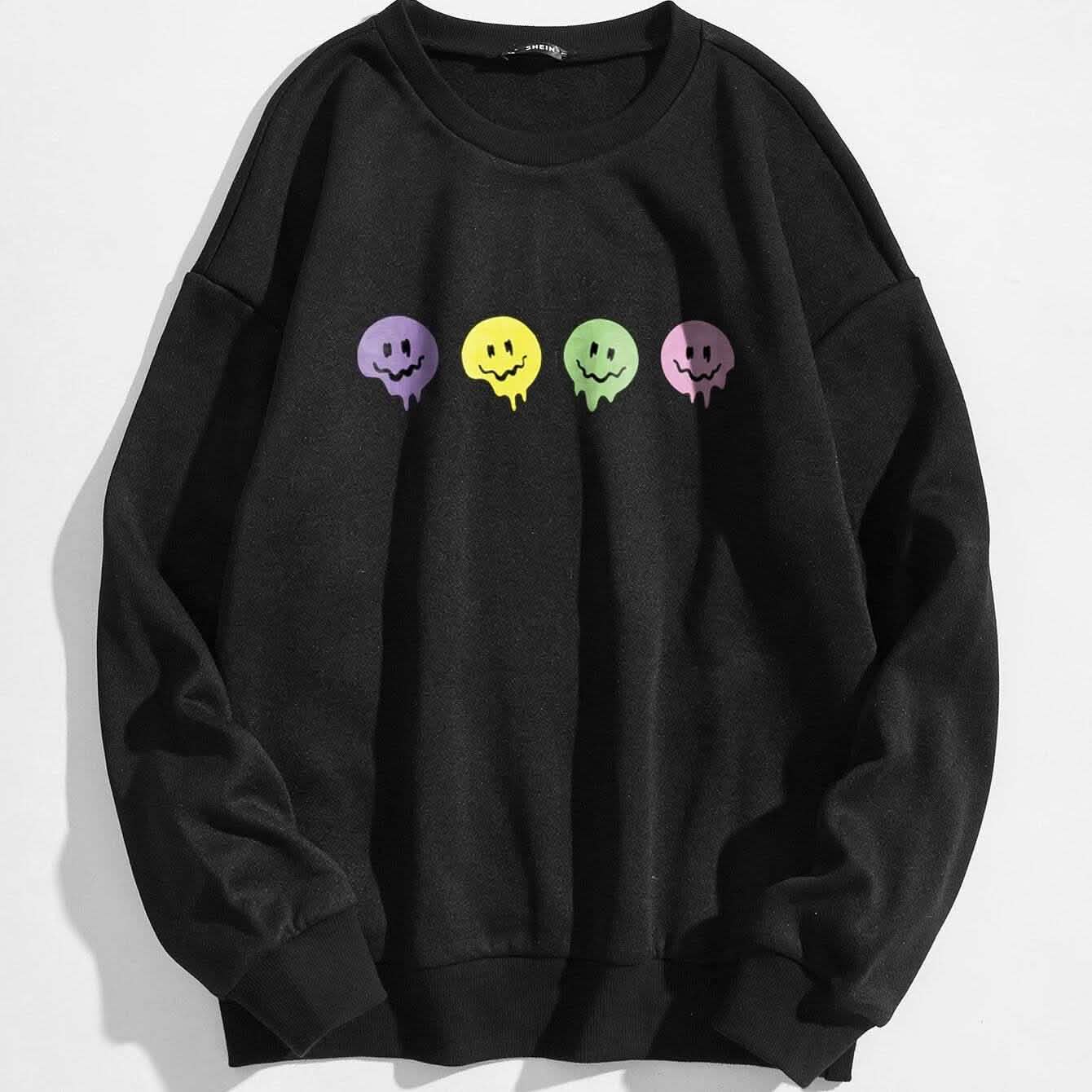 Sudadera gráfica de dibujos animados con forro térmico