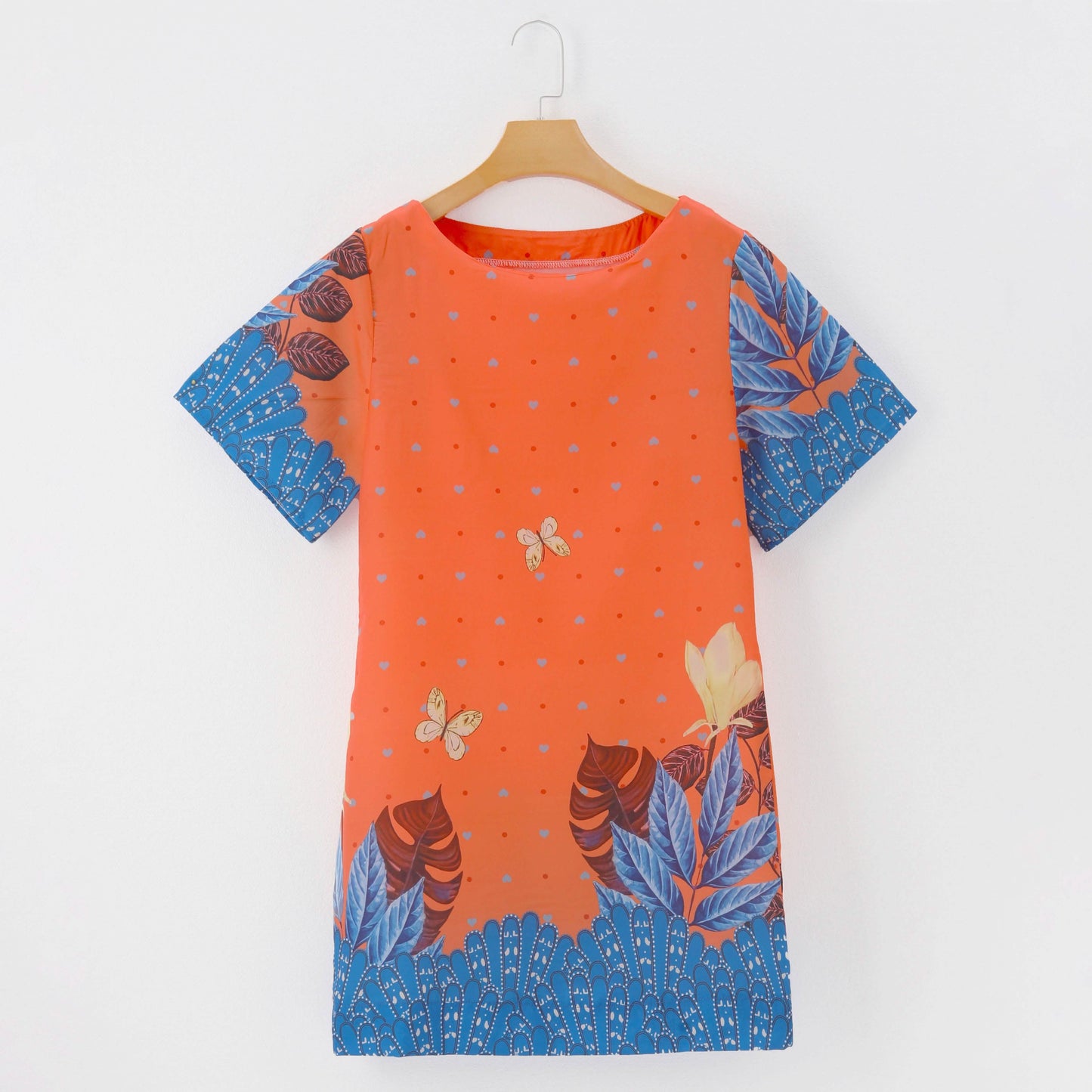 Vestido casual de verano de manga corta para mujer