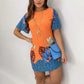 Vestido casual de verano de manga corta para mujer