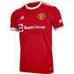 adidas Mens 2021-22 Manchester United Home Jersey (Real Red X-Large)