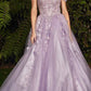 Cinderella Divine CD0185 Off The Shoulder Layered Tulle Ball Gown