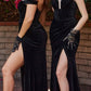 Vestido largo de corsé con hombros descubiertos Cinderella Divine CD236