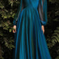Cinderella Divine CD243 Long Sleeve A-Line Dress