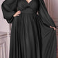Cinderella Divine CD243 Long Sleeve A-Line Dress