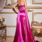 Cinderella Divine CD269 Floor Length Strapless Satin Corset Gown