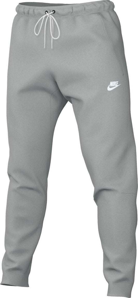 Pantalones Nike Club Woven para hombre con pierna cónica (Gris Humo Claro/Blanco DX0623-077) Talla XG