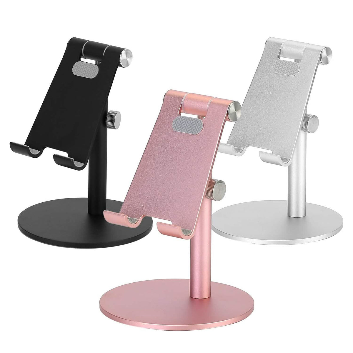 Soporte Universal para Celular Antideslizante de Aleación de Aluminio Compatible con Fundas Gruesas