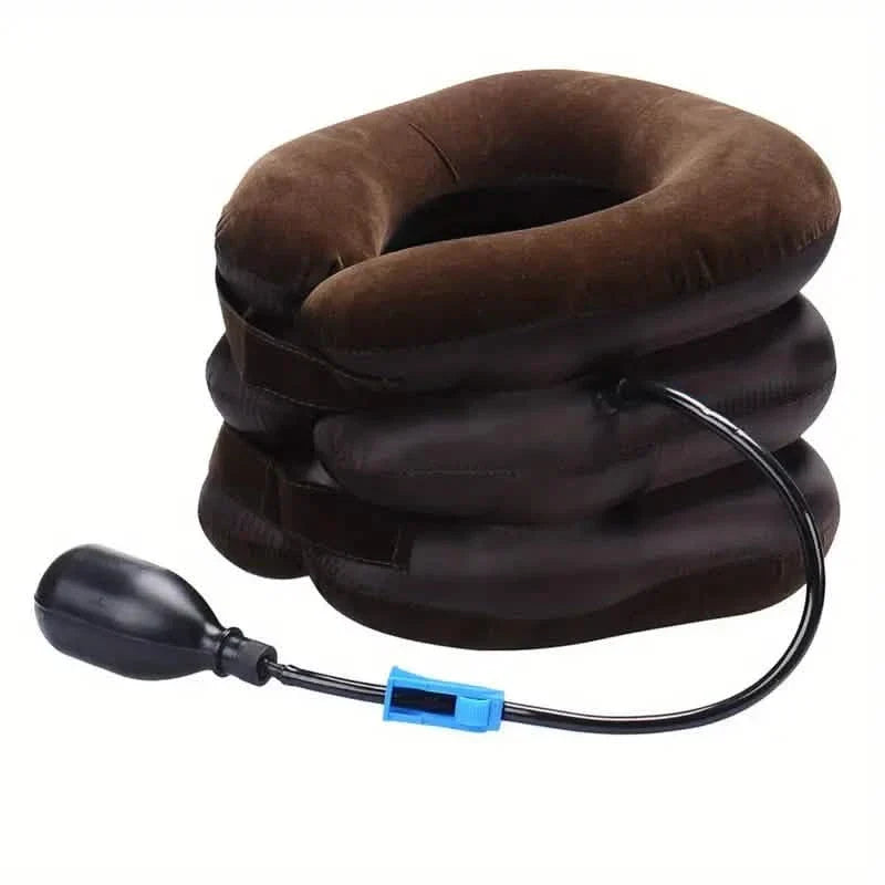 Dispositivo de tracción cervical inflable para el cuello