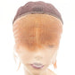 Peluca Bob de Cabello Humano 100% Cinnamon, Encaje Frontal Transparente 13x4