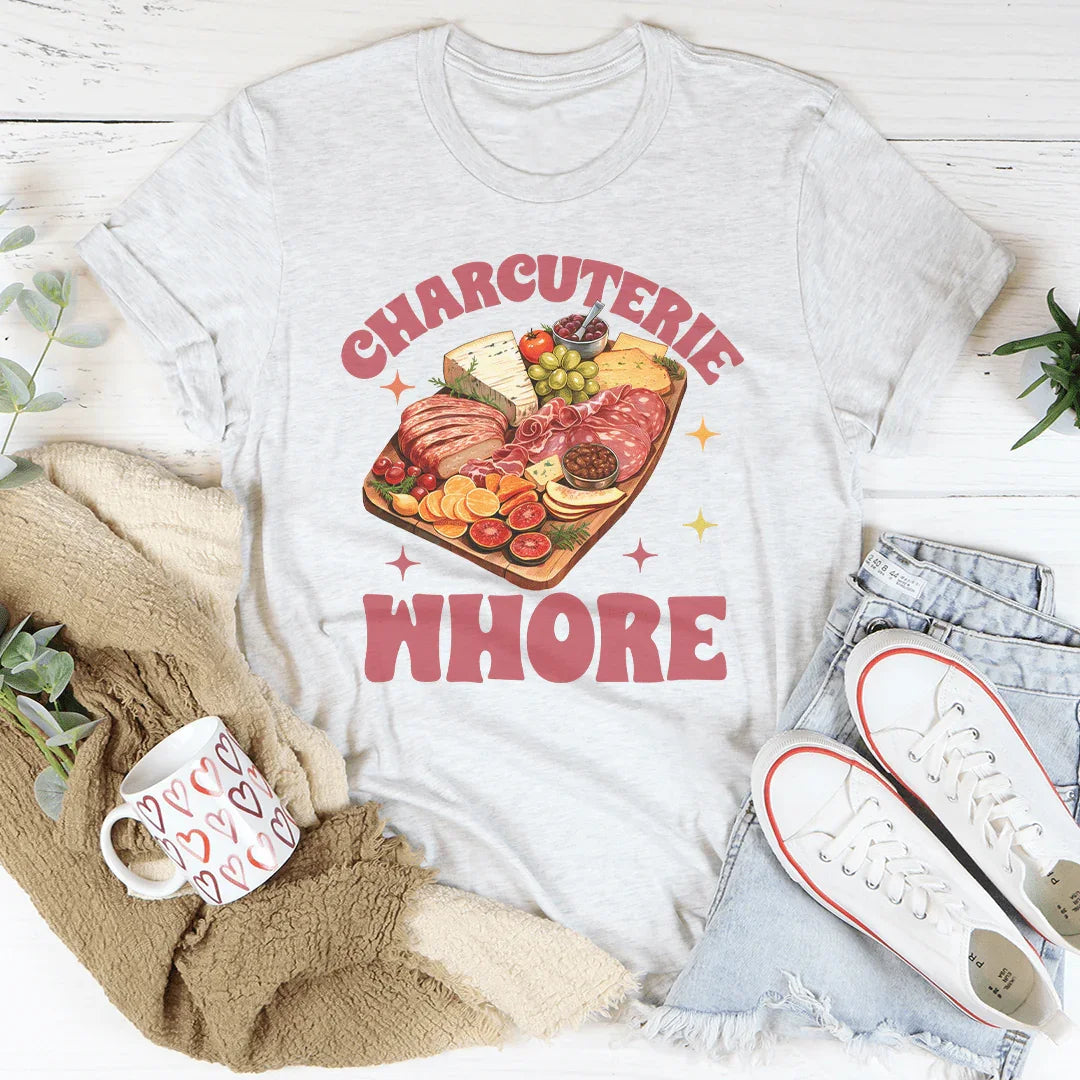 Snack Board Graphic Shirt – "Charcuterie Whore"