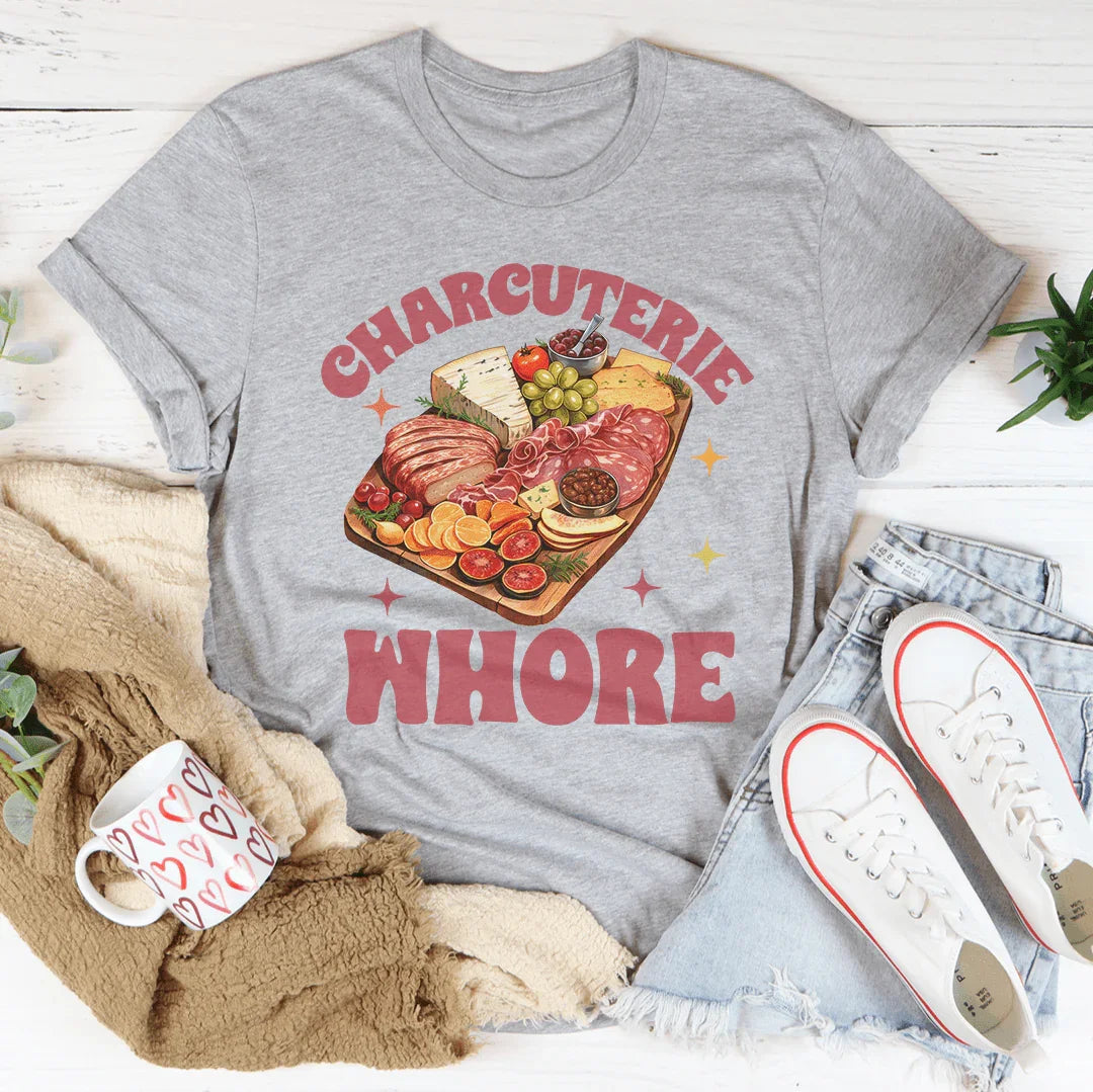 Snack Board Graphic Shirt – "Charcuterie Whore"