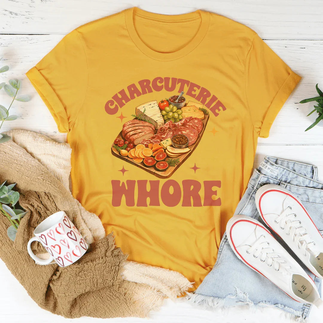 Snack Board Graphic Shirt – "Charcuterie Whore"