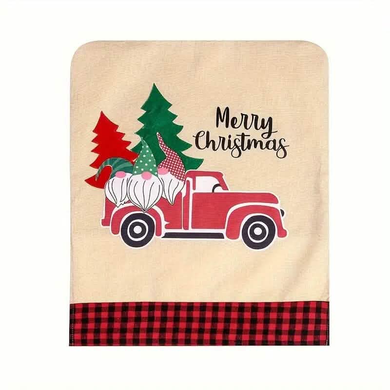 Fundas de silla para comedor navideñas