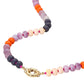 Clasp Accent Disc Beaded Necklace