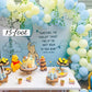 Pastel Blue & Yellow Balloon Garland Kit | First Bee Day & Baby Shower DIY Arch