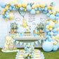 Pastel Blue & Yellow Balloon Garland Kit | First Bee Day & Baby Shower DIY Arch