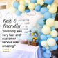 Pastel Blue & Yellow Balloon Garland Kit | First Bee Day & Baby Shower DIY Arch
