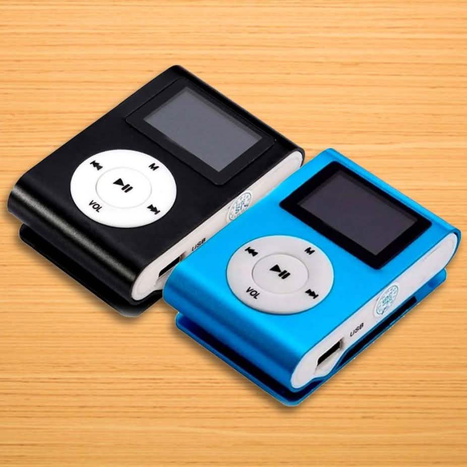 Reproductor de Música MP3 y FM Mini con Clip