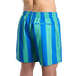 Coastal Cabana, Ocean and Palm Hybrid Short, Compression Lined Swim and Resort Trunk