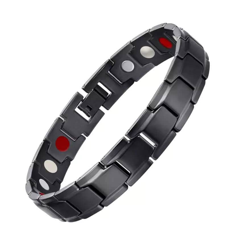 Pulsera de aleación de cobre magnética para el cuidado de la salud, piedra de energía terapéutica curativa