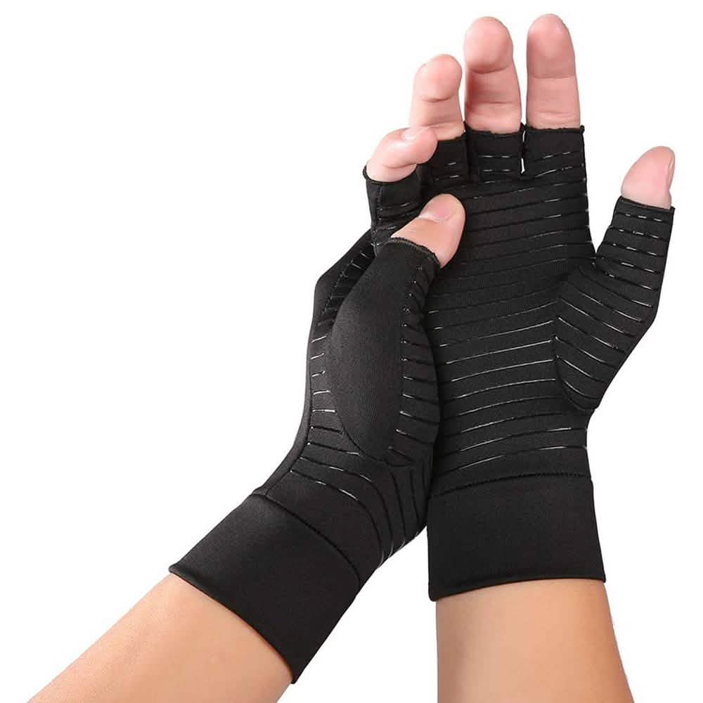 Guantes de compresión terapéuticos con infusión de cobre para hombres y mujeres