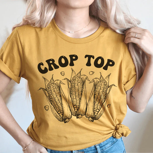 Corn Crop Top Tee
