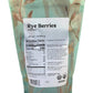 Rye Berries, Organic