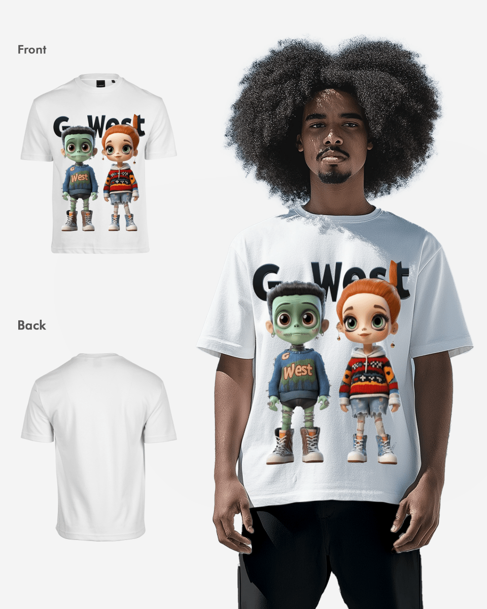 G West Couple Claus Oversized T Shirt Mens