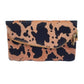 Cow Patterned Folding Clutch Bag