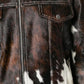 Men's Cowhide Hair-on Jacket, Cow Print