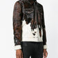 Men's Cowhide Hair-on Jacket, Cow Print