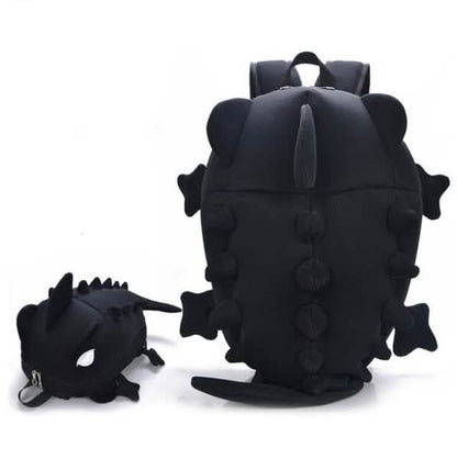 Mochila de dibujos animados de camaleón creativo
