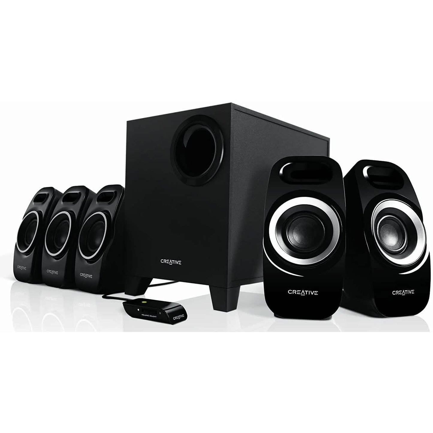 Sistema de altavoces con subwoofer Creative Inspire T6300 de 5.1 canales y 22 vatios