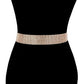 Crystal Accented Rhinestone Pave Embellished Belt