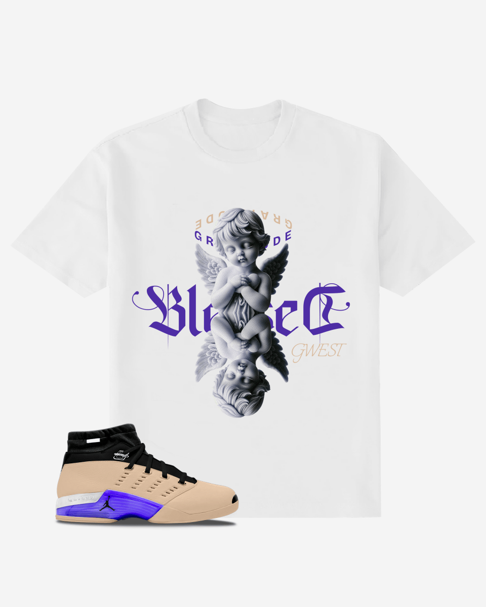 G West Cupid Blessed Oversized T-Shirt Mens