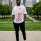G West Cursed Boy Oversized Men's T-Shirt