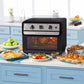 Horno Freidora de Aire Dura-Electric de 22 litros y 1700 W de Curtis Stone con asador (reacondicionado)