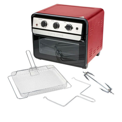 Horno Freidora de Aire Dura-Electric de 22 litros y 1700 W de Curtis Stone con asador (reacondicionado)
