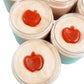Exfoliante de azúcar de manzana acaramelada. Jabón batido. Aromas de otoño. Regalo para anfitriona. Manzana para la maestra.