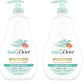 Baby Dove Cuidado Piel Sensible Jabón Líquido para Bebé Humectante Sin Fragancia e Hipoalergénico Elimina las Bacterias 591 ml (Paquete de 2)