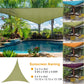 Toldo de Vela para Patio, Toldo de Sombra, Toldo de Camping, Vela de Toldos, Refugio Solar, Cubierta Triangular para Patio de Juegos de Guardería al Aire Libre