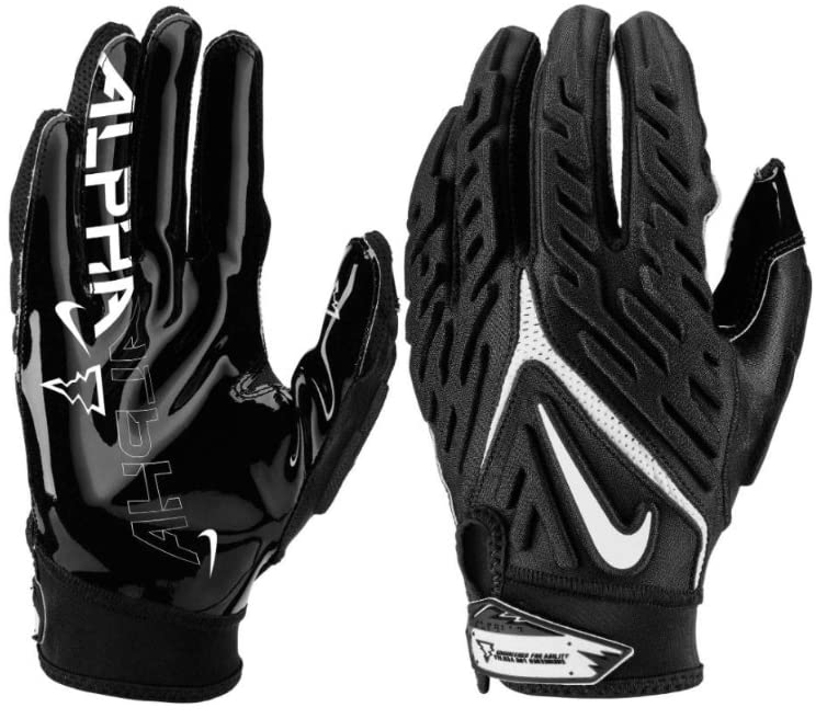 Guantes de fútbol americano Nike Youth Superbad 6.0 Negro | Blanco Pequeño