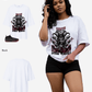 G West Dark Knight Oversized Women's T-Shirt