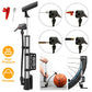 Mini Bike Pump Portable Bicycle Tire Inflator Ball Air Pump w/ Mount Frame For Mountain Road Bike