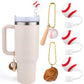 Baseball Straw Topper with Charms for Stanley Cup Baseball Straw Cover Caps for Stanley 40/30 Oz Straw Covers for Stanley Cup Accessories