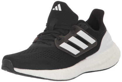 adidas Mens Pureboost 23 Sneaker Core Black/White/Carbon 6.5