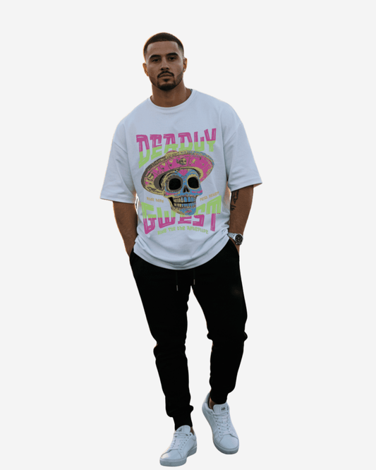 Camiseta G West Deadly Rodeo Oversize para Hombre