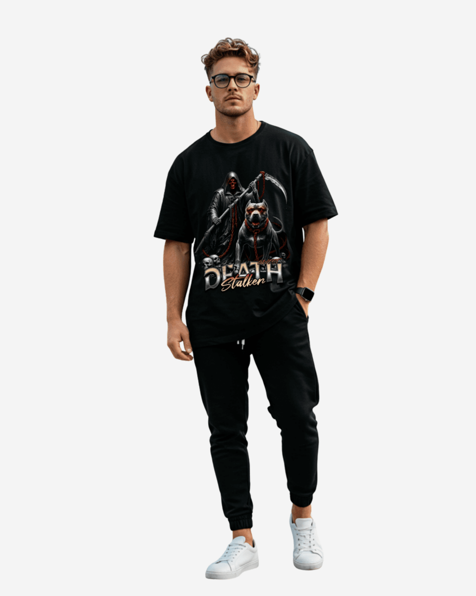 G West Death Stalken Oversized T-Shirt Mens